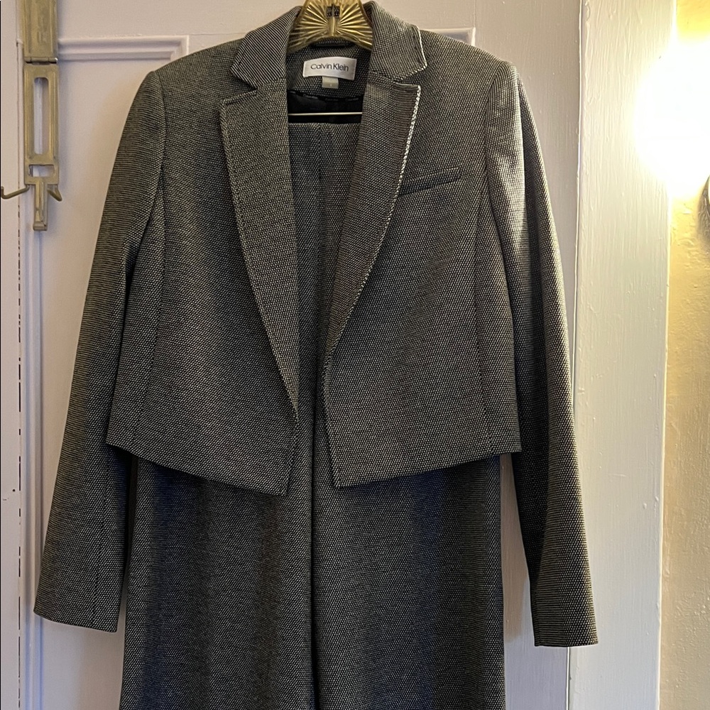 Calvin Klein Women's Charcoal Blazer